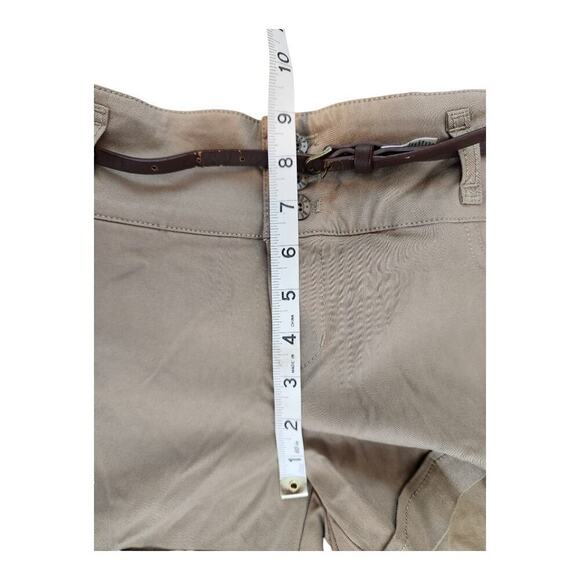 Bebop womens khaki shorts sz 7 with belt - Picture 8 of 9